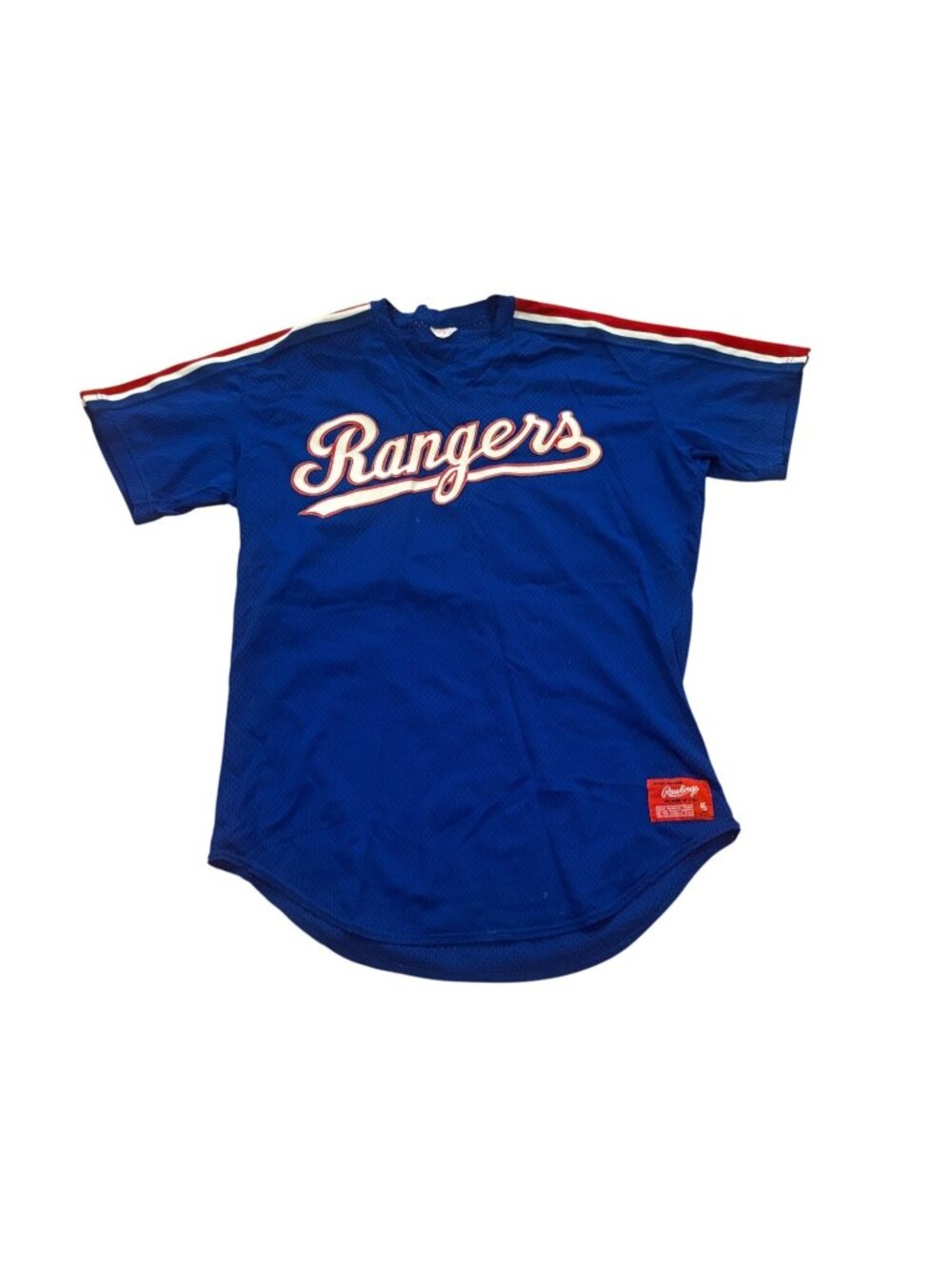 Pregame Worn Rawlings Texas Rangers George Wright #26 Batting Practice Jersey